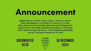 PFS2021Channel's New Year's Special 2024 Announcement