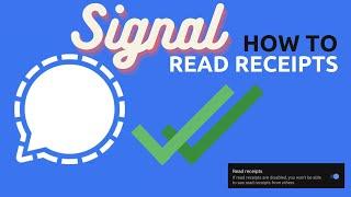 how to disable read receipts on Signal private messaging app | How to use Signal App