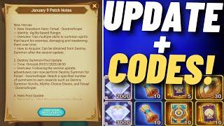 FETTE CODES + NEUES UPDATE! (Afk Arena & Companions)