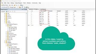 Learn SQL Server| How to extract numbers and letters from string in SQL Server