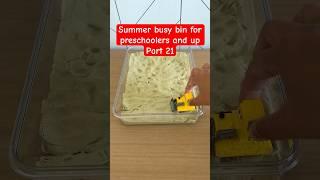 Summer Morning Busy Bin for Preschoolers and Up Part 21