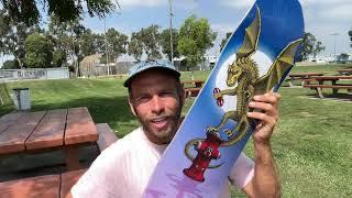 Review of Andy Andersons Weirdest Skateboard Shape yet part 1