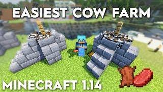 Minecraft Easiest Cow Farm - Compact and Simple! 1.20+