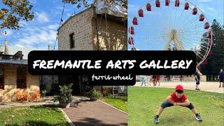 Fremantle art gallery | Ferris Wheel | ऑस्ट्रेलियाई कला और फेरिस व्हील की सवारी | Two Stacks Burger