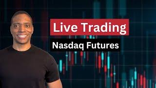 Day Trading Live!! Nasdaq Futures Topstep Funding 06-10-24 AM