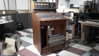 DIY Studio Mixer and Patch Bay Trolley (1920s tropical hardwood)