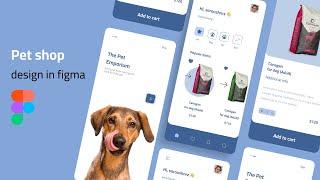 Pet Shop Design in Figma From Scratch