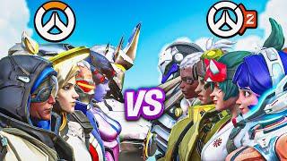 Overwatch 1 VS Overwatch 2 Heroes... Who wins?!