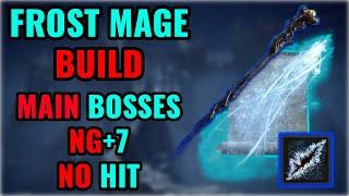 [ELDEN RING] This Frost Sorcery Mage Build Absolutley MELTS Bosses… (Main Boses, NG+7, No Hit)