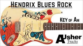Hendrix Blues Rock in A minor | Guitar Backing Track
