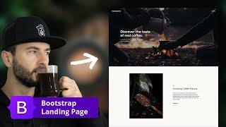 Build A Landing Page using Bootstrap 5 - Full Tutorial
