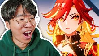 THE QUEEN IS HERE - Mavuika Character Trailer REACTION | Genshin Impact (The Vow of Blazing Blood)