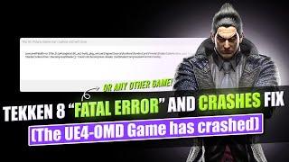 How To Fix Tekken 8 Crashes & Fatal Error | The UE-Polaris Game has crashed | Low Level Fatal Error