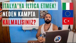 İtalya’da İltica Etmek! Neden Kampta Kalmalısınız? #italy #italya #türkiye