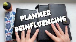 Planner Deinfluencing | Items you DON'T need!