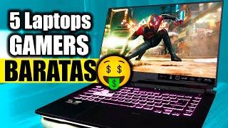 ¡TOP 5 mejores LAPTOPS GAMER BARATAS del 2024! 