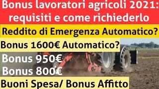 Bonus lavoratori agricoli requisiti e come richiederlo | Buoni Spesa | REM Bonus 2400 Automatico?