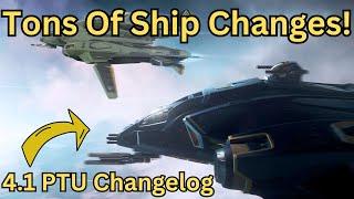 Star Citizen 4.1 PTU: Major Ship Changes Revealed!