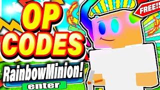 ALL *FREE GODLY* MINION CODES in MINION SIMULATOR (Roblox Codes)