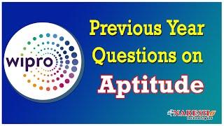 Wipro NLTH-2020 Aptitude Questions and Answers | Company Specific Training | Mr. Hari Krishna Sagar