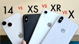 iPhone 14 Vs iPhone XR Vs iPhone XS Vs iPhone X Camera Comparison