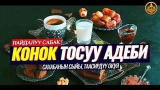 САХАБАНЫН СЫЙЫ. КОНОК ТОСУУ АДЕБИ. (кызыктуу таасирдүү окуя). Шейх Чубак ажы  Шейх Чубак ажы