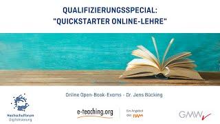 Online Open-Book-Exams - Dr. Jens Bücking