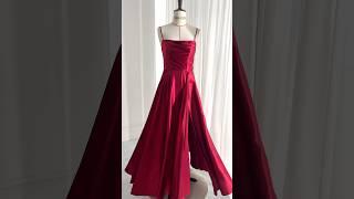 Making a burgundy formal evening gown #dress #sewing #fashion #promdress