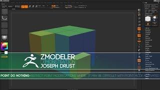 ZBrush ZModeler Point Actions - Point Do Nothing