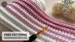 SUPER-DUPER EASY Crochet Pattern for Beginners! ️ Crochet Stitch for Baby Blanket & Bag