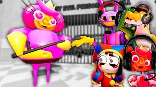 The Amazing Digital Circus Characters Escape PRINCESS LOOLILALU BARRY'S PRISON RUN!