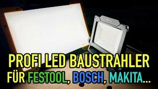 PROFI LED Arbeitsstrahler für Festool, Bosch, Makita, Metabo, CAS, Milwaukee... - Mikes Toolshop