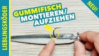 So geht's: Gummifisch aufziehen / Jigkopf perfekt montieren