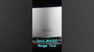 Deco W6000 Range Test #shorts