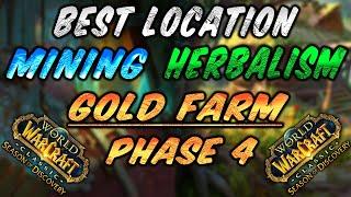 Best Gold Farm Phase 4 SoD l All Locations Mining & Herbalism l Season of Discovery WoW Classic