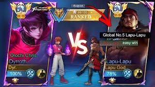 MY LAST MATCH BEFORE SEASON END!! I MET GLOBAL LAPU LAPU!!  (intense match)