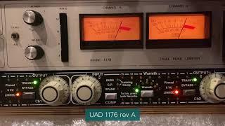 UAD 1176 Rev A vs Urei 1178 Comparison(All Button Mode)