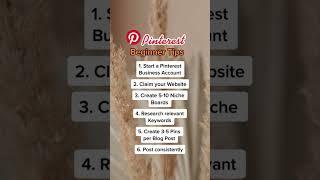 Pinterest Beginner Tips | Pinterest Guide 2022