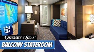 Odyssey of the Seas | Balcony Stateroom | Full Walkthrough Tour & Review 4K