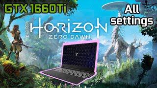 Horizon Zero Dawn | GTX 1660 Ti & I5 9300h Lenovo Legion Y540 [All Settings]