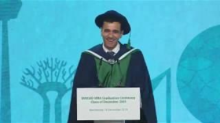 MBA Graduation December 2019 - Dean Ilian Mihov