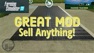 Great mod Farming Simulator 22 Mod  - Sell Anything Mod!