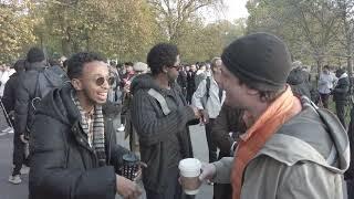 You Are An Invader You Are Not A Native Says A Black Man Vs Irish Man Speakers Corner