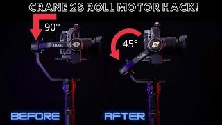 Crane 2S Gimbal Rear Roll Motor HACK! You're Gonna Love This!