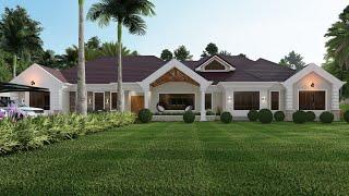 STUNNING 5-Bedroom House Design | House Plan | Private Lounge & Attic Included! 