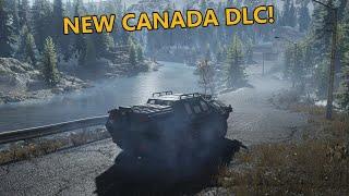 SnowRunner - NEW BEAUTIFUL CANADA DLC MAP GAMEPLAY! | (Flooded Foothills, Upcoming DLC)