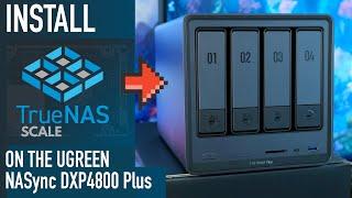 How to Install TrueNAS on UGREEN NASync DXP4800 Plus | VMs, Pihole, Jellyfin, Etc.