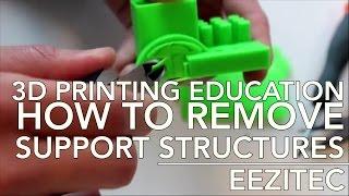 3D Printing Eduction: Removing Support Structures | Eezitec