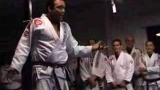 Renzo Gracie Gives Carlos Gracie Jr Red & Black Belt