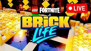 LEGO Fortnite Brick Life - SEARCHING FOR HIDDEN SECRETS! #EpicPartner